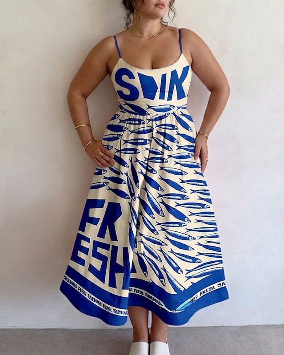 Hadleigh | Coastal Market Midi Dress
