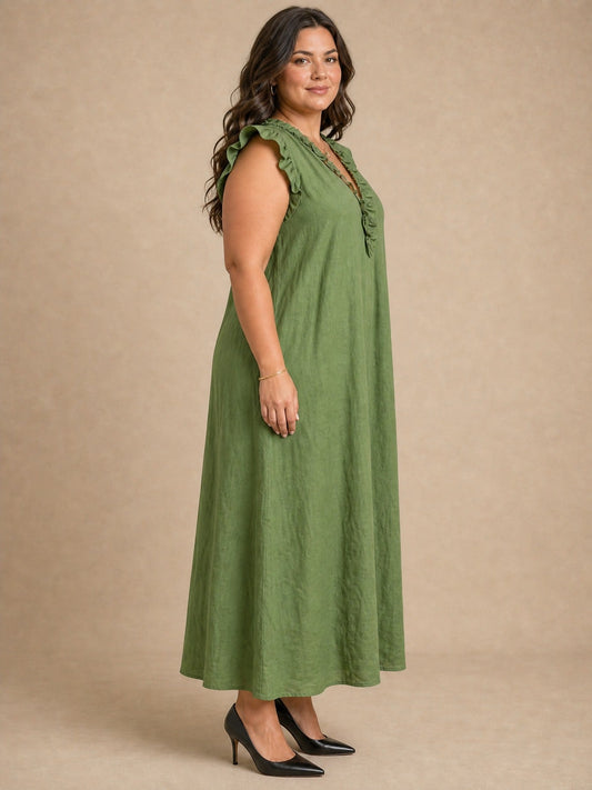 Sienna Ruffle Maxi Dress