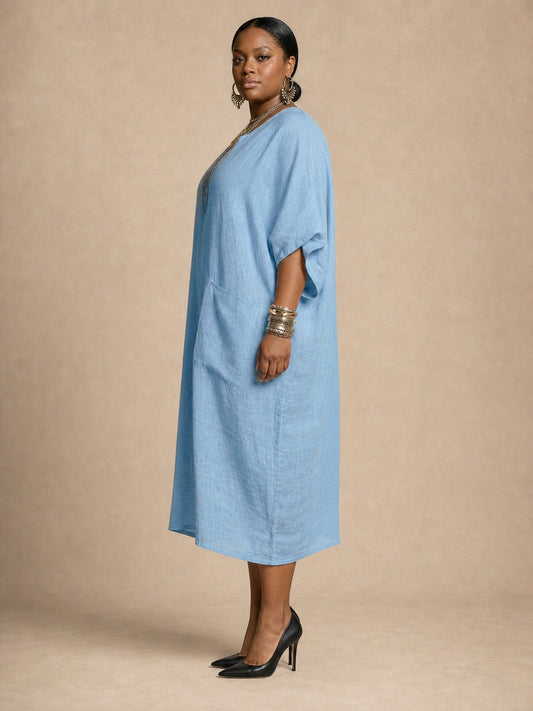 Kaia Relaxed Kaftan Maxi Dress