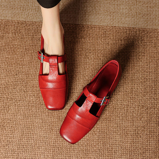 Veyra Genuine Leather Heels