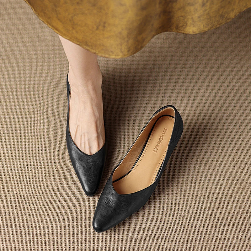 Grace Genuine Leather Heels