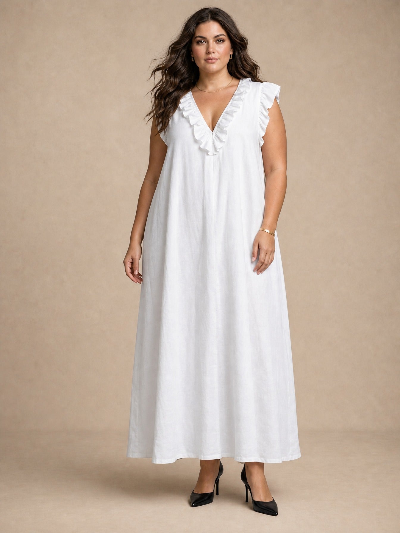Sienna Ruffle Maxi Dress