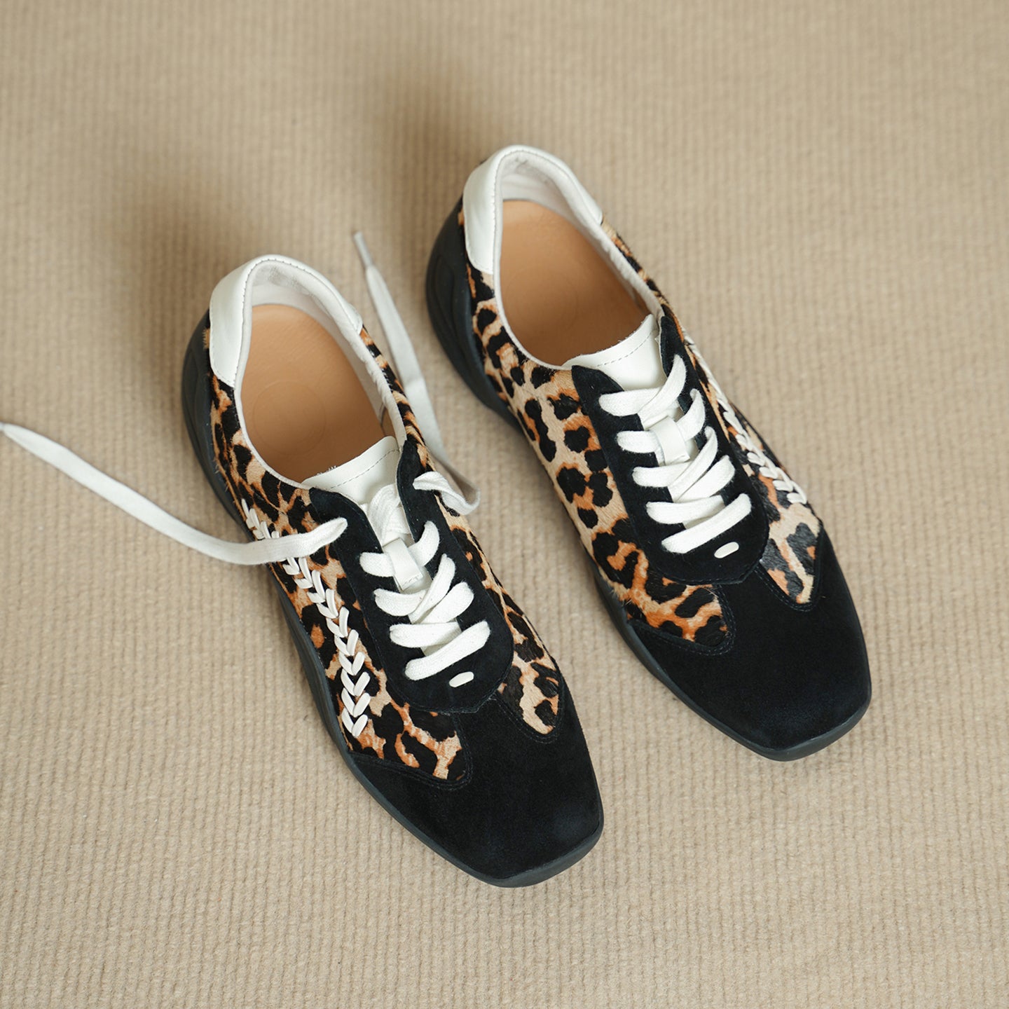 Lea Genuine Suede Sneakers