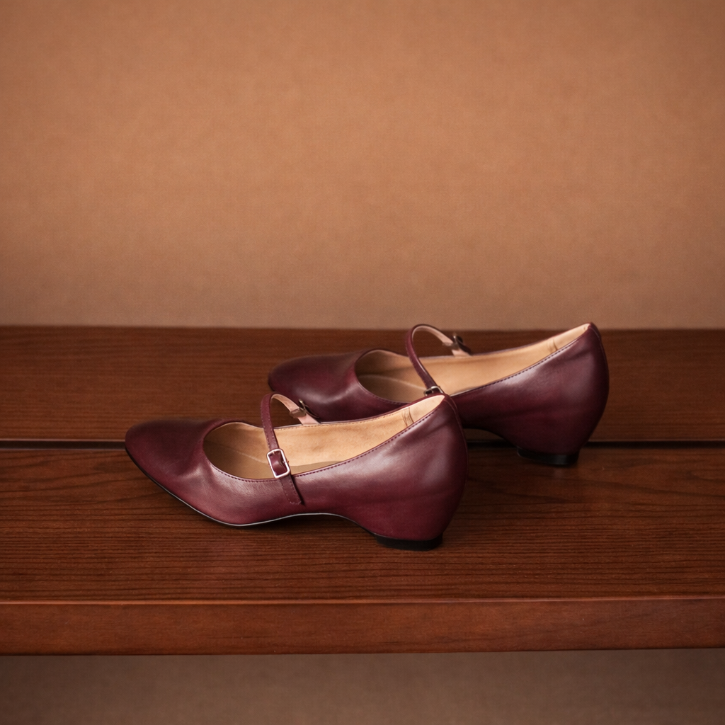 Deyra Genuine Leather Pumps