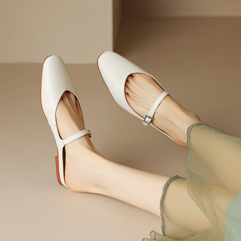 Amini Genuine Leather Mules