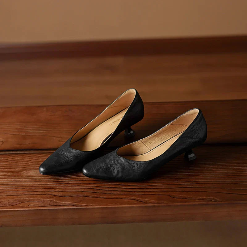 Grace Genuine Leather Heels