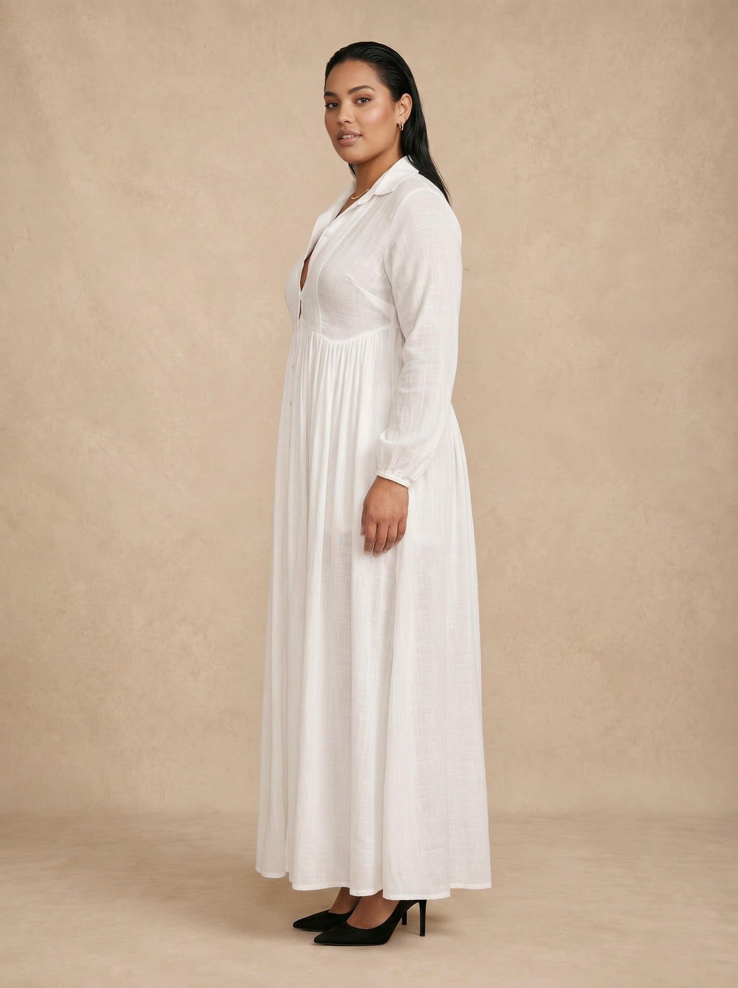 Celine White Maxi Dress