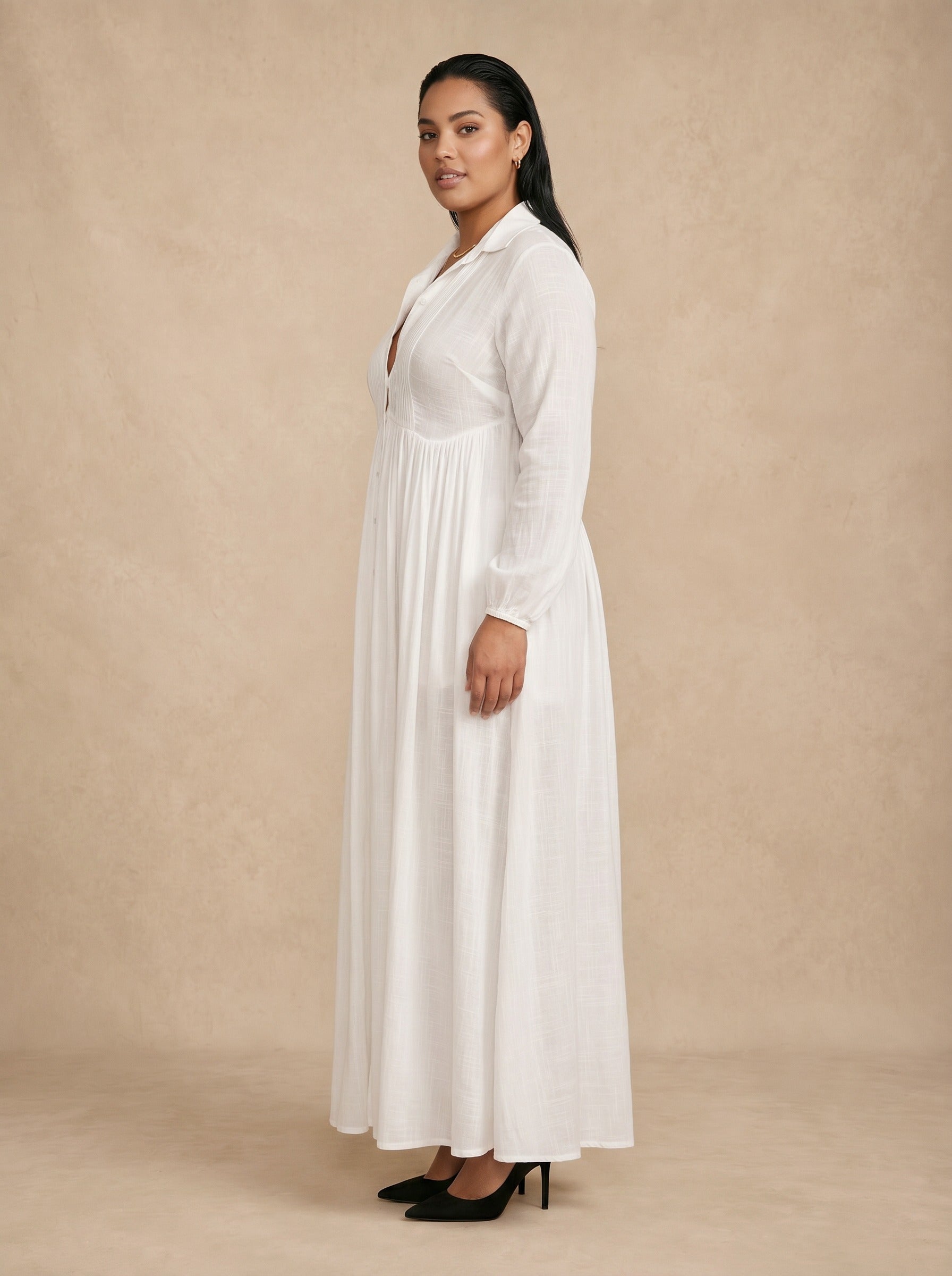 Celine White Maxi Dress