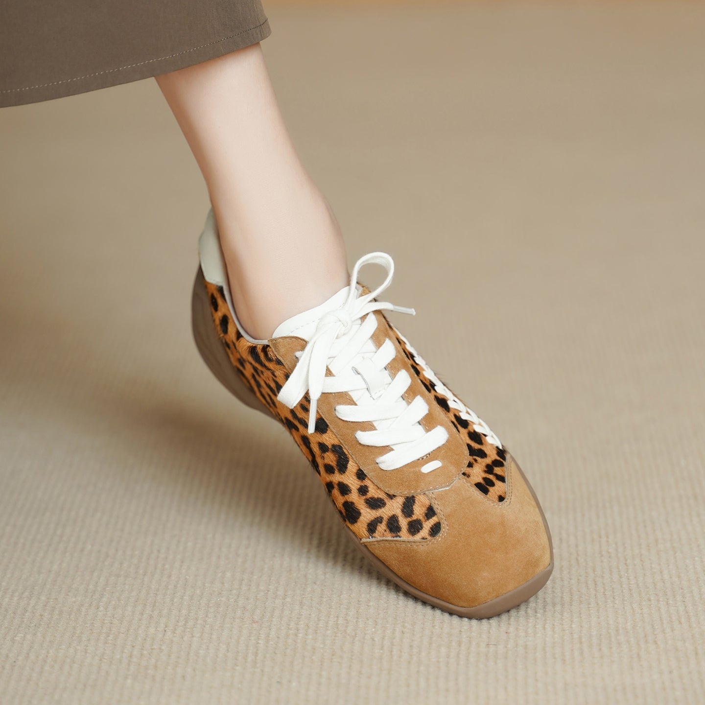 Lea Genuine Suede Sneakers