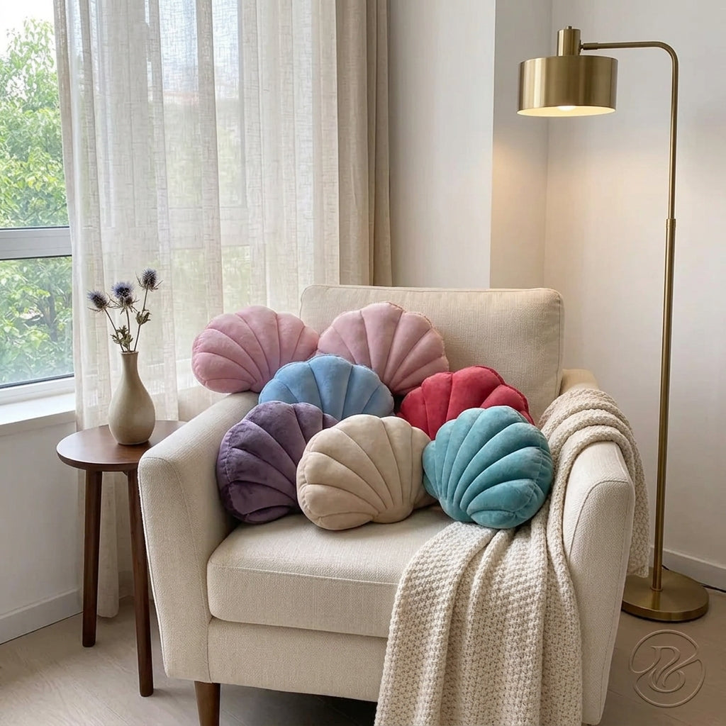 Coastal Clam Pillow