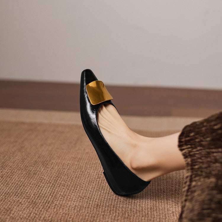 Lorea Genuine Leather Flats