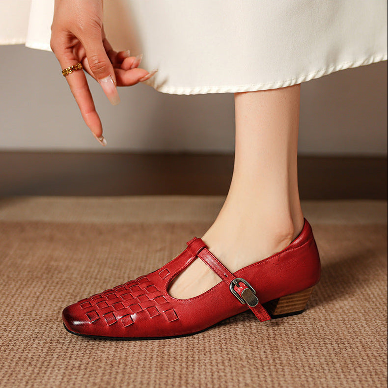 Murel Genuine Leather Flats
