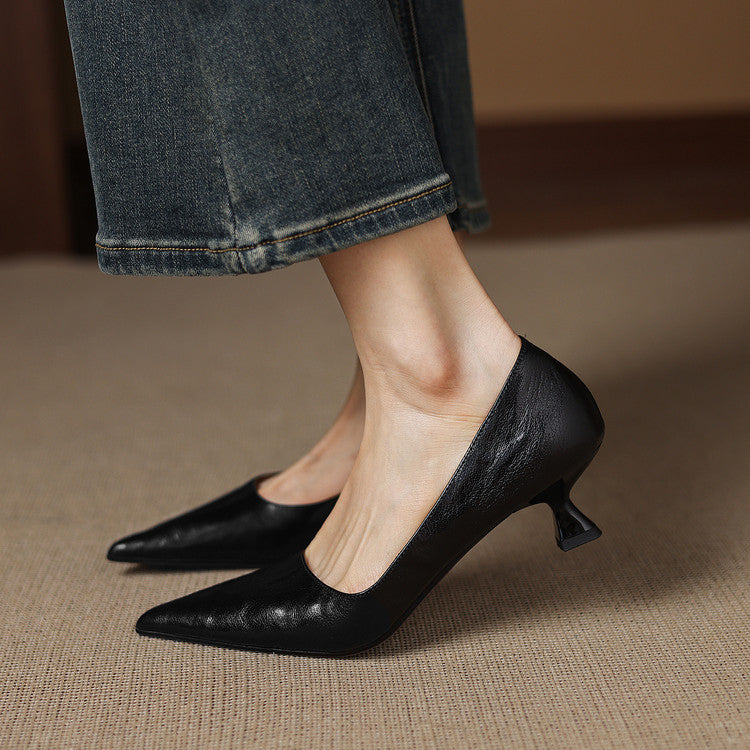 Arven Genuine Leather Heels