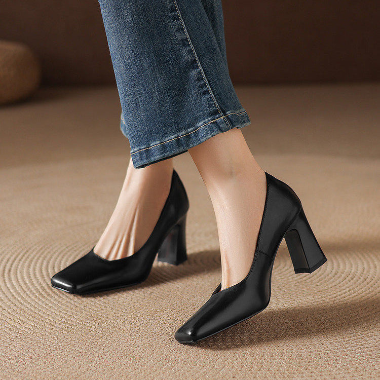 Vella Genuine Leather Heels