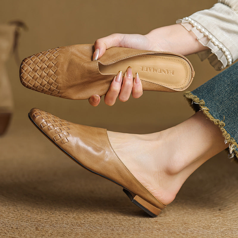 Velsa Genuine Leather Mules