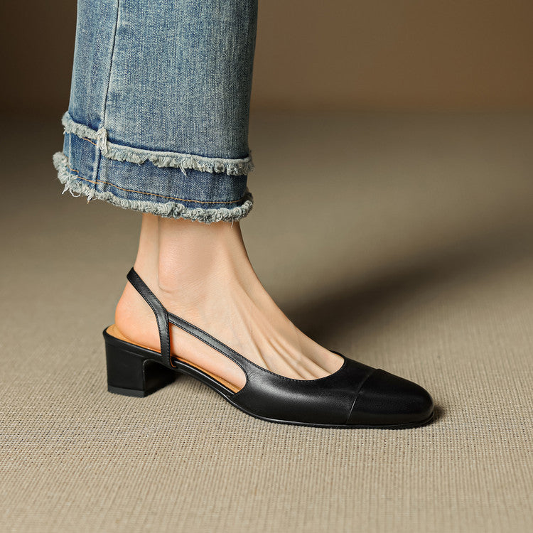 Genuine Leather Pumps