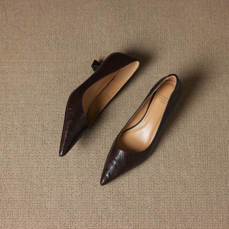 Arven Genuine Leather Heels