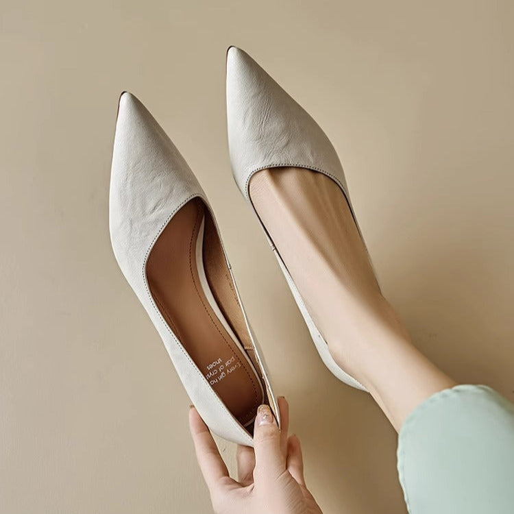 Kolen Genuine Leather Heels