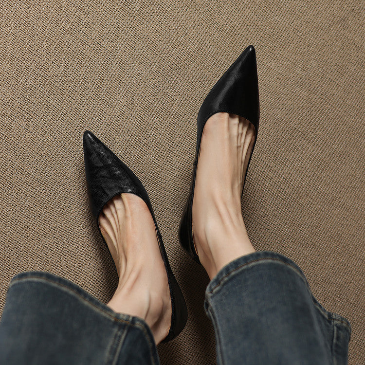 Kolen Genuine Leather Heels