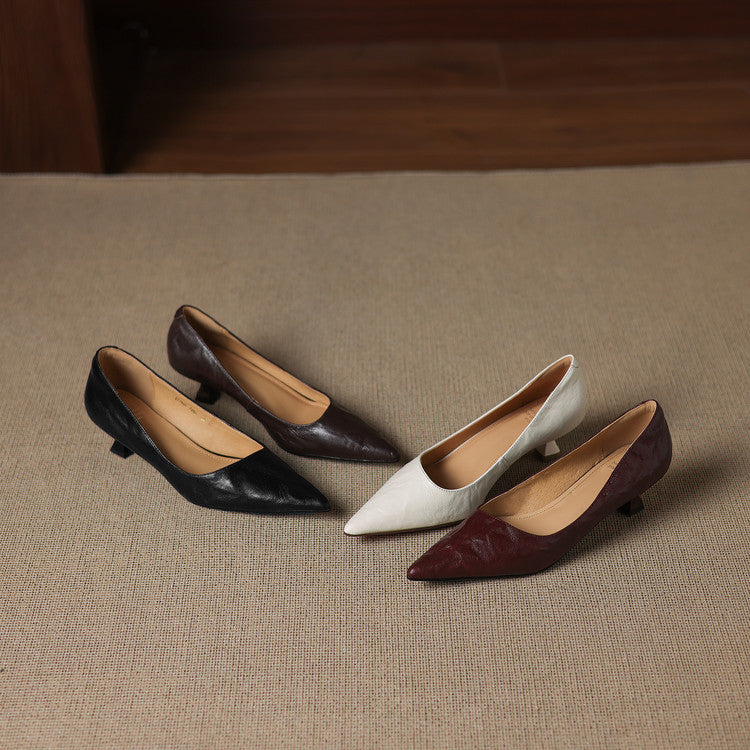 Arven Genuine Leather Heels