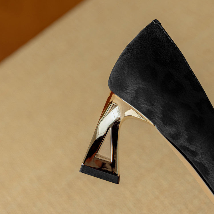 Alesia Genuine Leather Heels