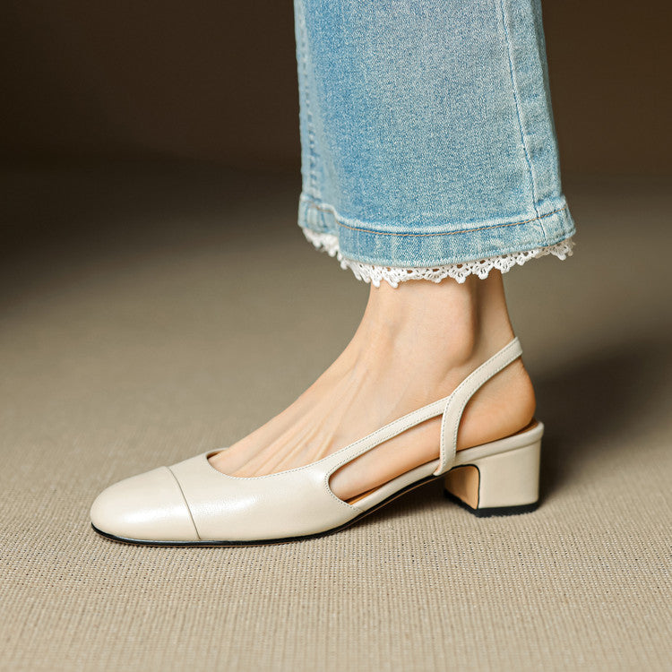 Genuine Leather Pumps