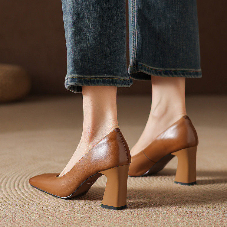 Vella Genuine Leather Heels