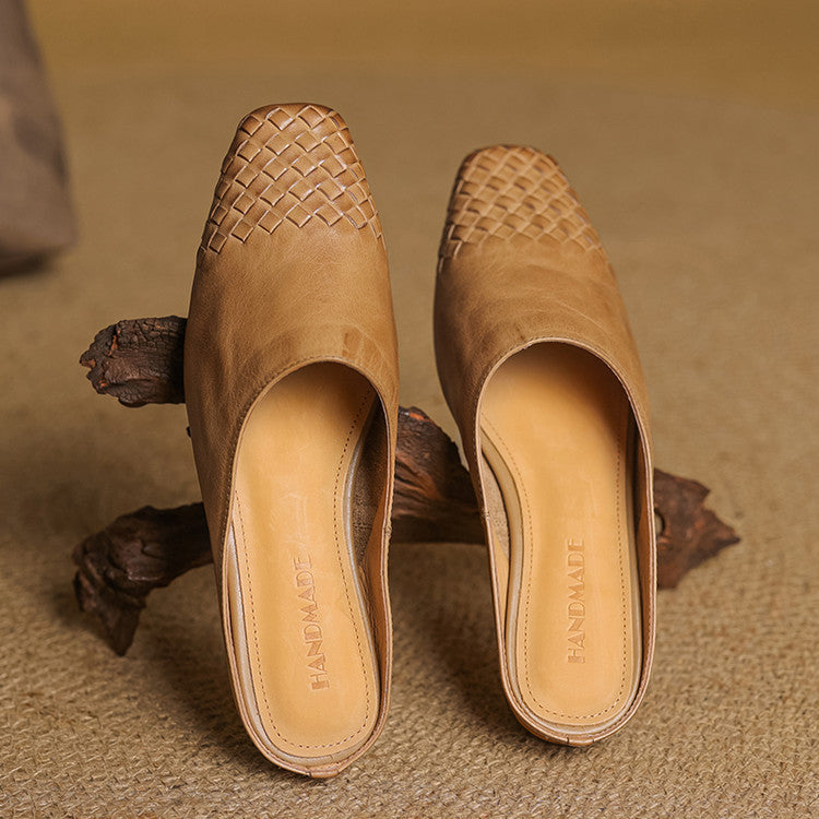 Velsa Genuine Leather Mules