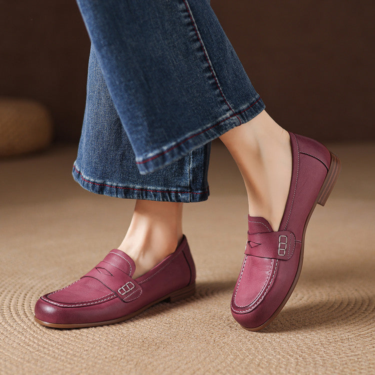 Galea Genuine Leather Loafers