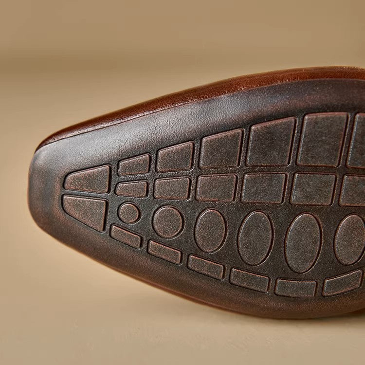 Felya Genuine Leather Heels