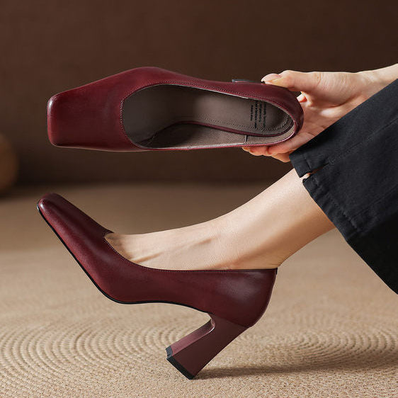 Vella Genuine Leather Heels