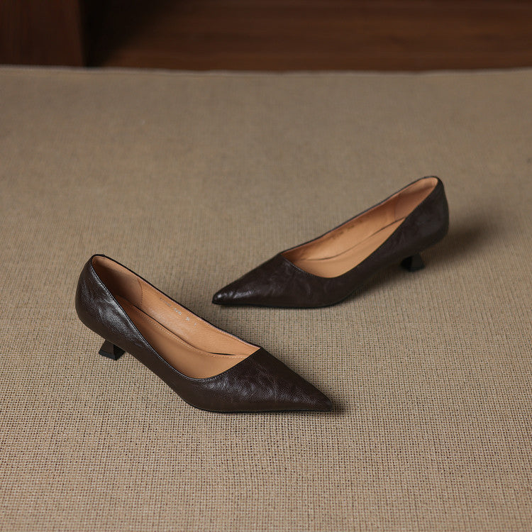 Arven Genuine Leather Heels