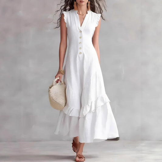 Valentina Ruffle Maxi Dress