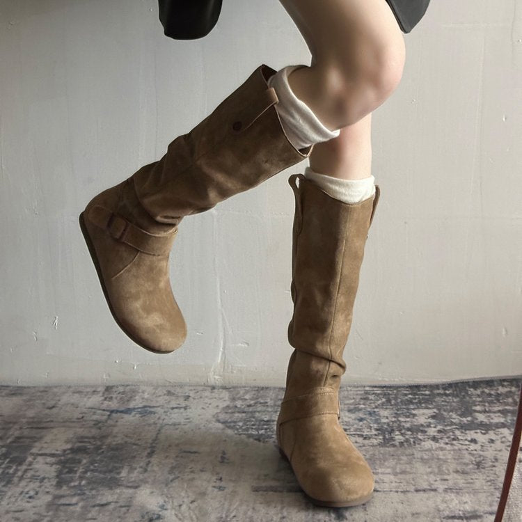 Flat Sole Orthopedic Boots