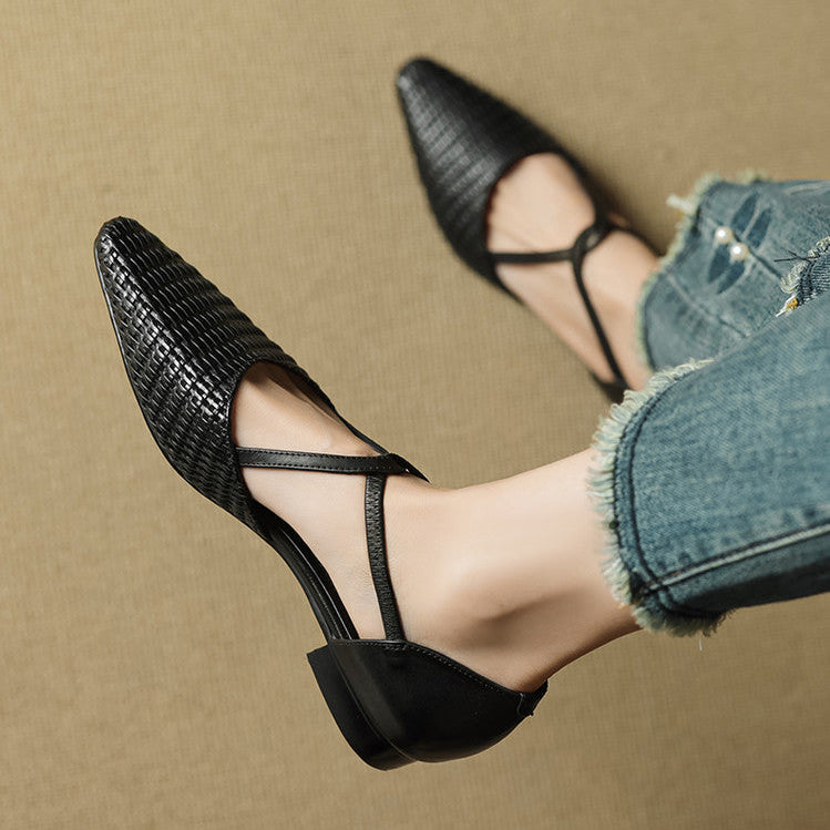 Dona Genuine Leather Heels
