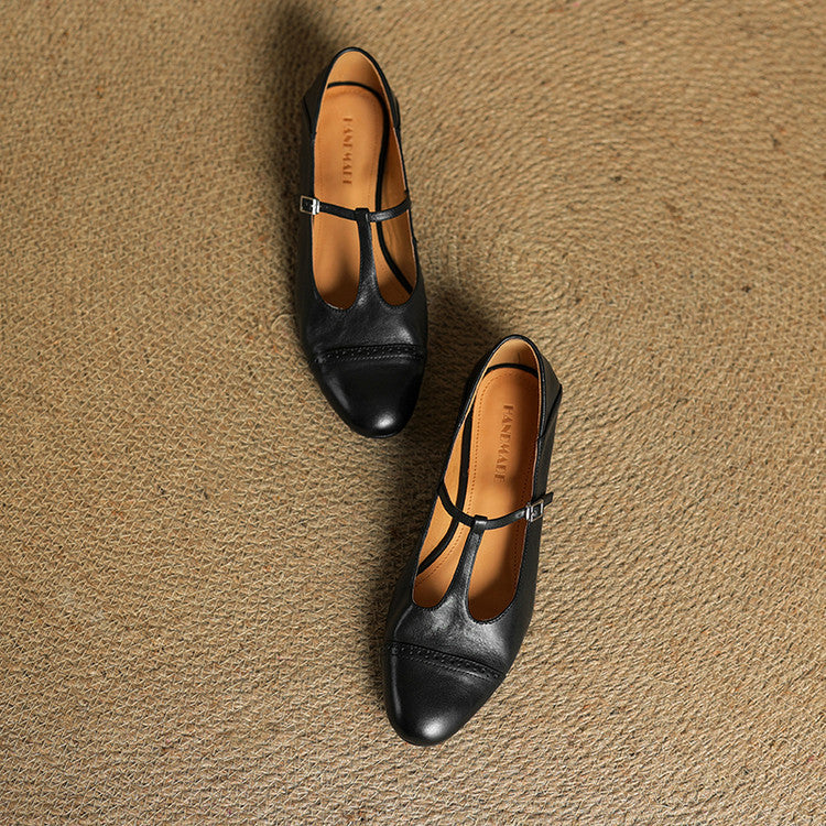 Genuine Leather Flats