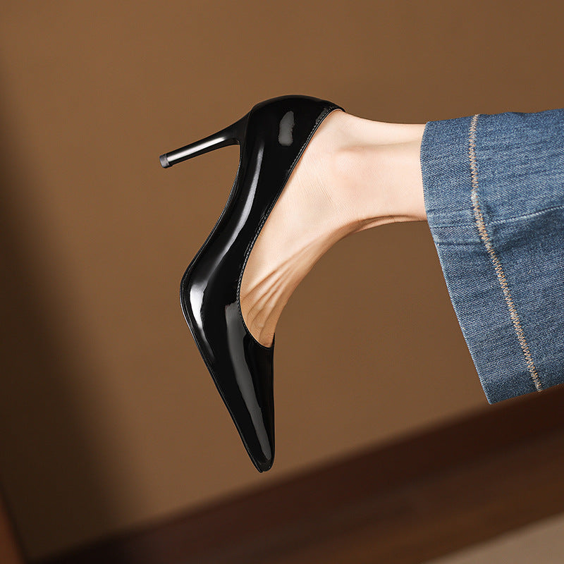 Elana Genuine Leather Heels