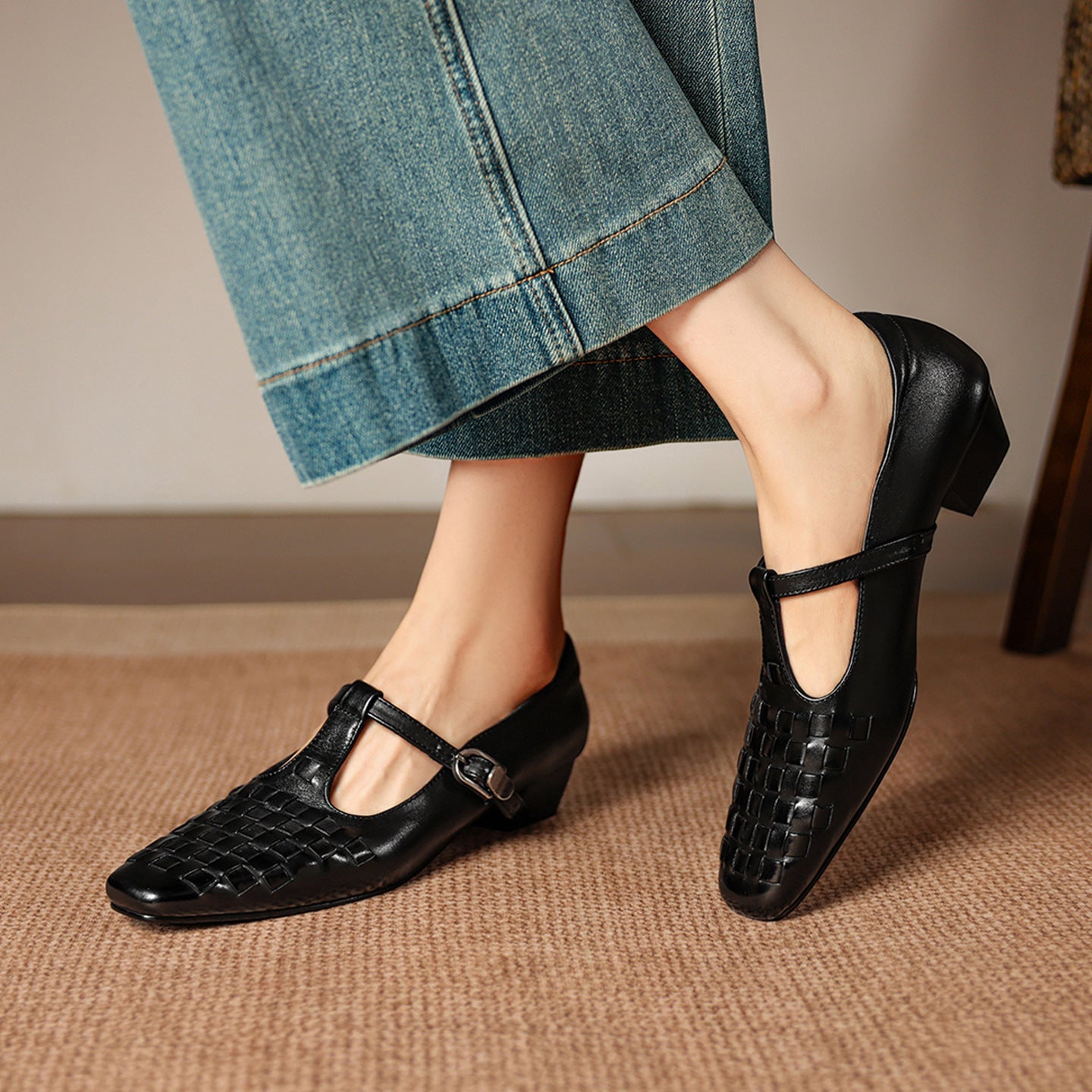 Murel Genuine Leather Flats