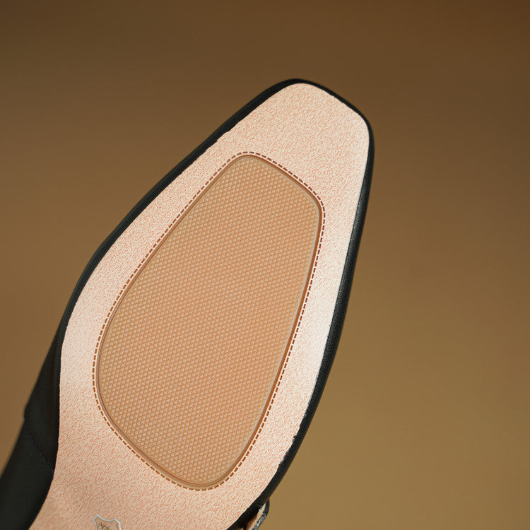 Ceren Genuine Leather Crisscross Strap Heels