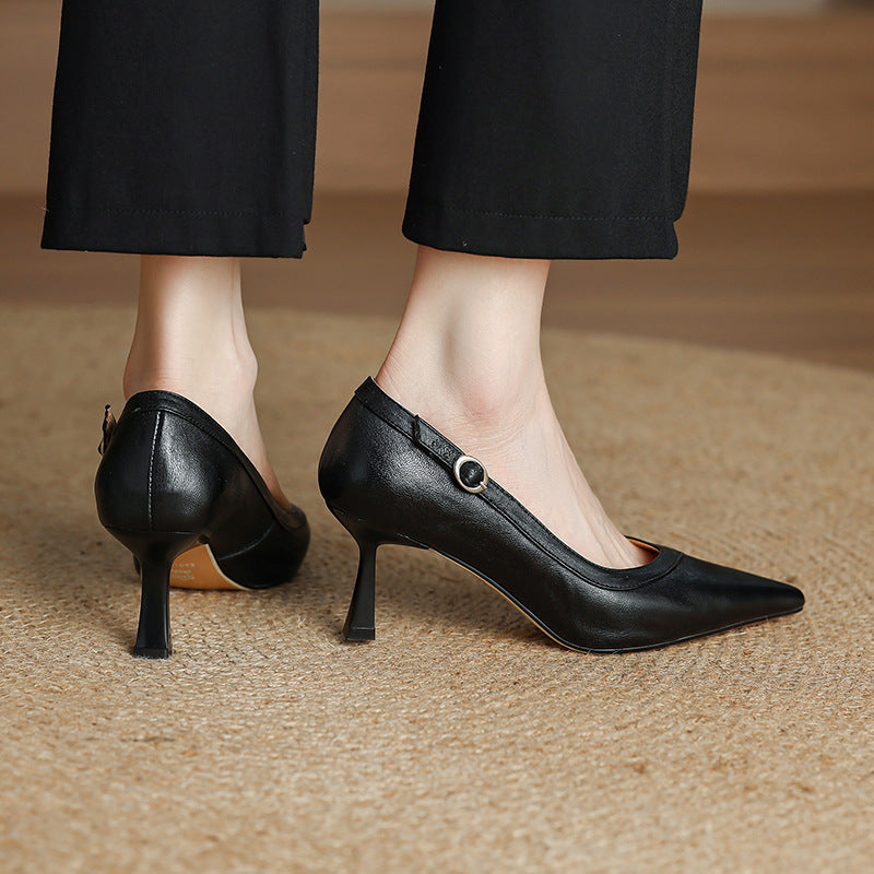 Moda Genuine Leather Heels