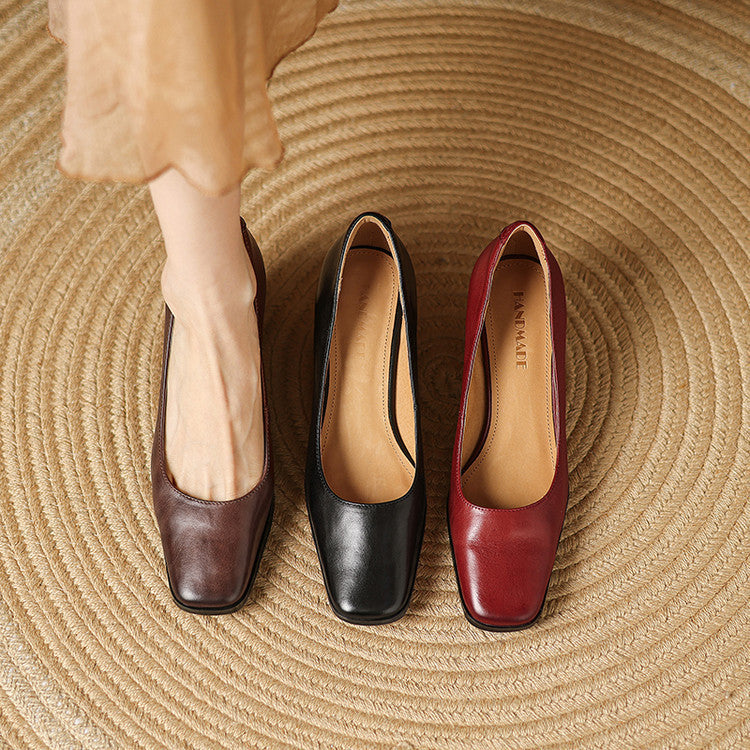 Eden Genuine Leather Heels