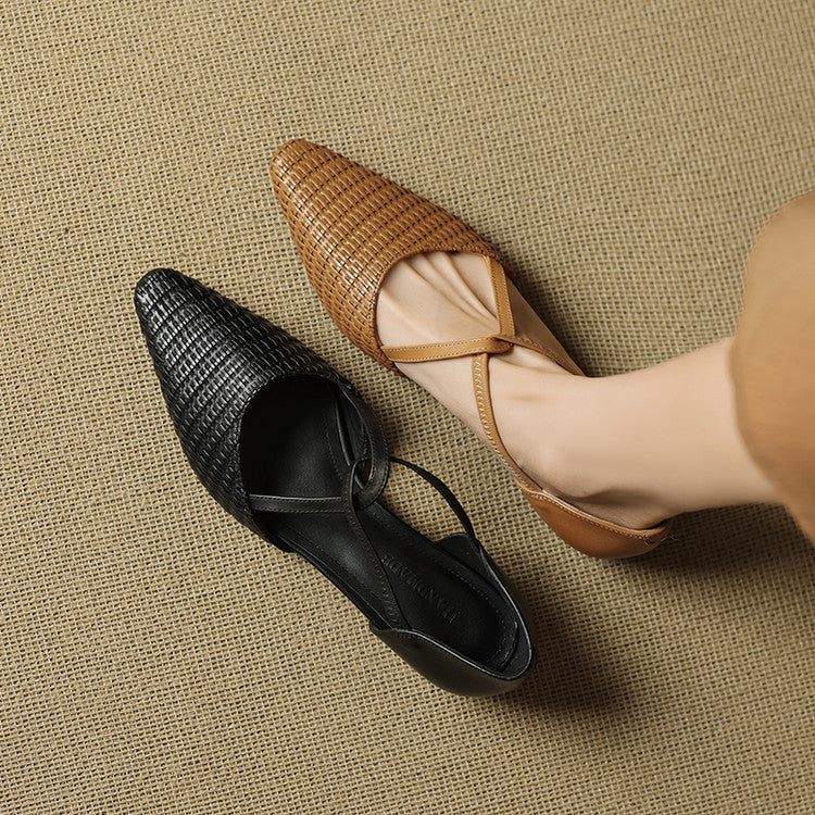 Dona Genuine Leather Heels