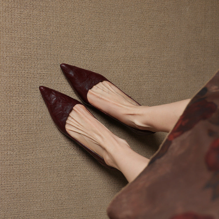 Arven Genuine Leather Heels