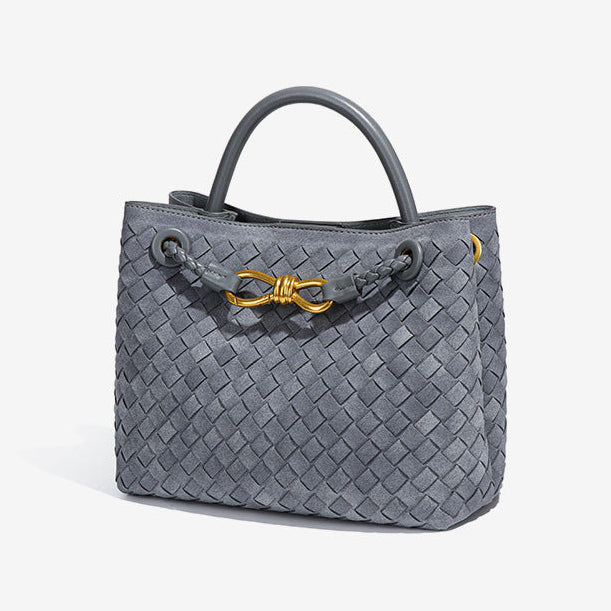 Valentina Suede Leather Handbag