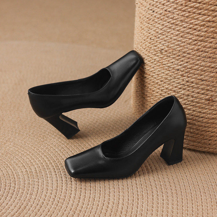 Vella Genuine Leather Heels