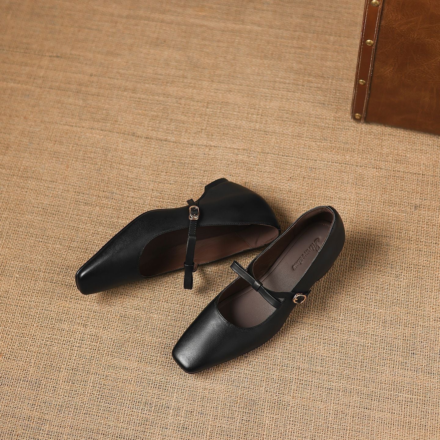 Dalia Genuine Leather Mary Jane Heels