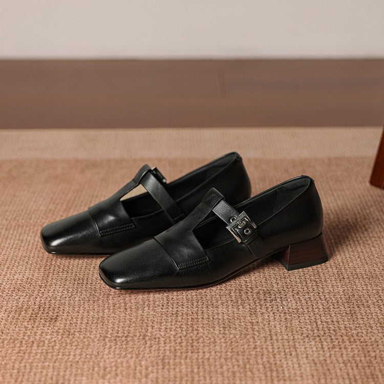 Vela Genuine Leather Heels