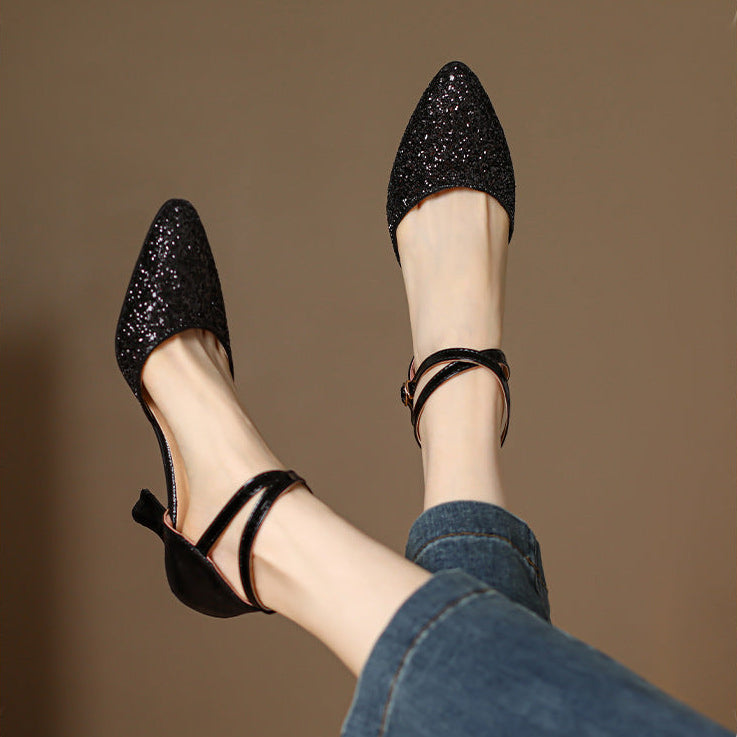 Milan Leather Heels