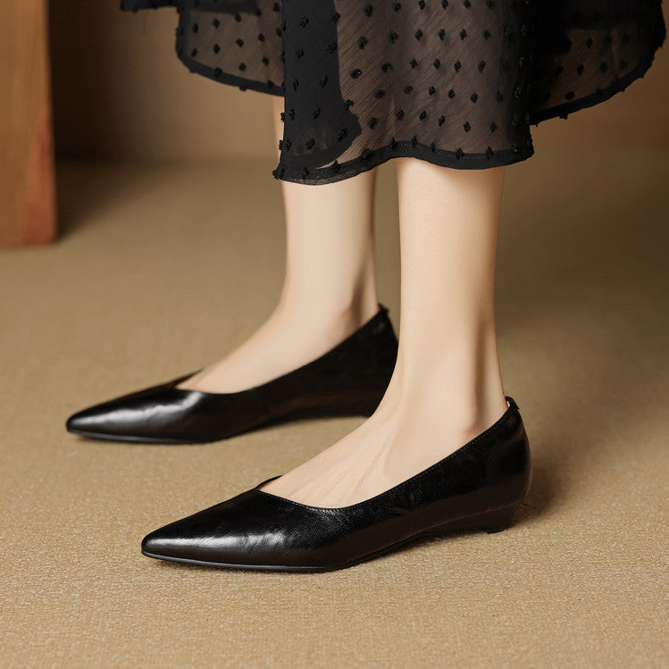 Nera Genuine Leather Flats