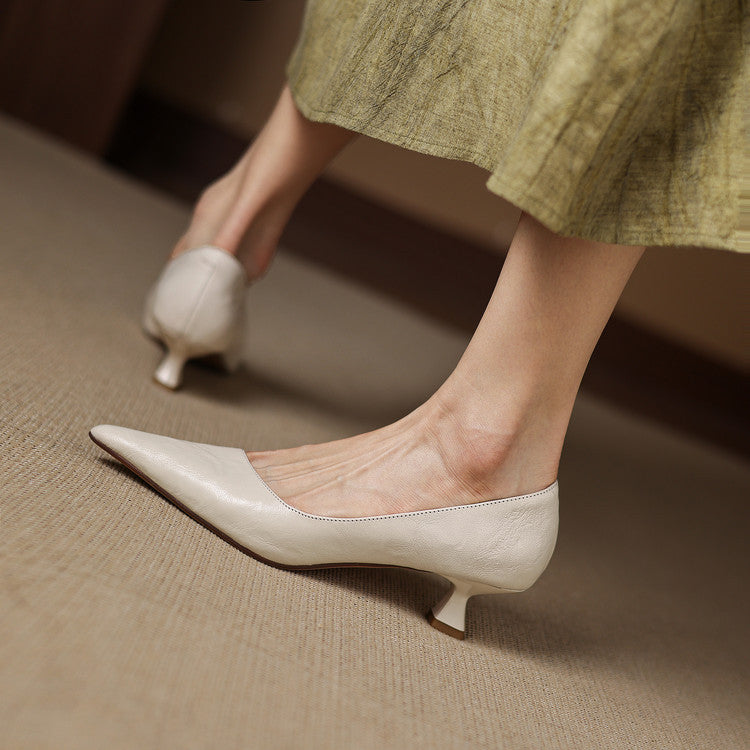 Arven Genuine Leather Heels